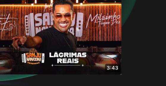 Lágrimas Reais — thumbnail YouTube